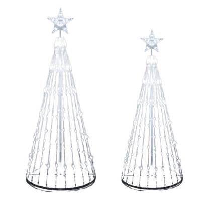 Animated Lightshow Cone Christmas Tree LED Yard Light LED