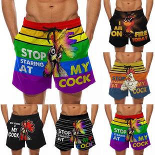 Short Pants Shorts Men clothes Beach Summer swimming plussiz