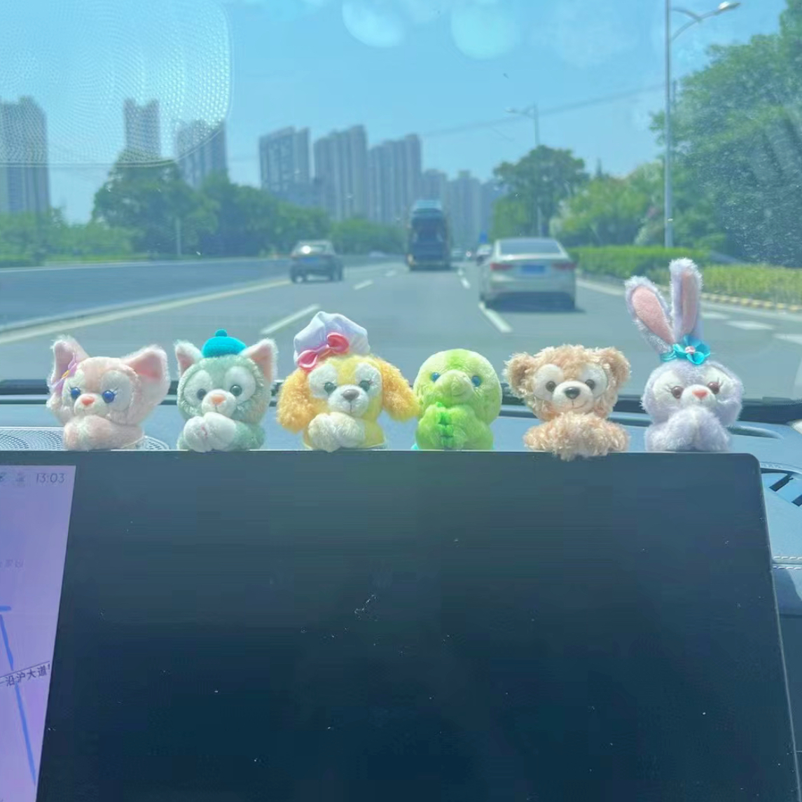 星黛露车饰 特斯拉专用睡衣星黛露可爱中控台内饰钥匙扣车载好物