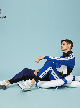 【特价清仓】Lavico/朗维高男装休闲裤时尚运动舒适春季长裤男