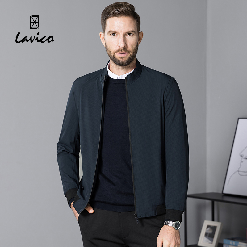 【特价清仓】Lavico/朗维高男士时尚商务休闲夹克衫外套秋款