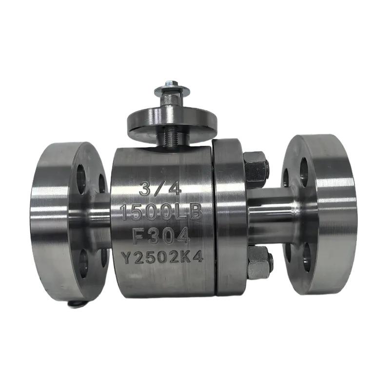 304法兰高压球阀F304美标球阀Q41PEEK-1500LB球阀