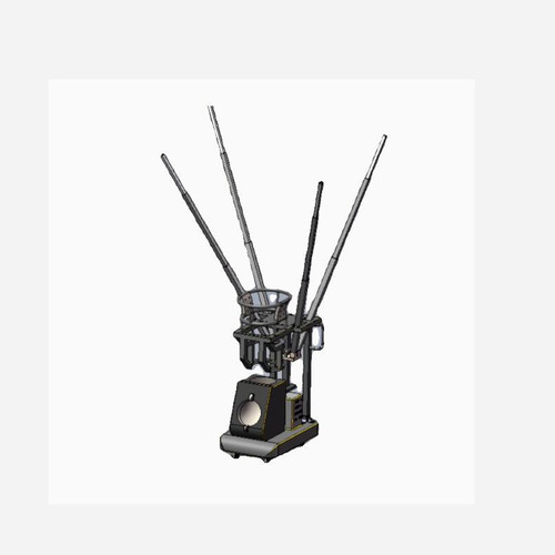 X1813-鹰眼篮球发球机设计三维SW模型3D数模solidworks图纸建模