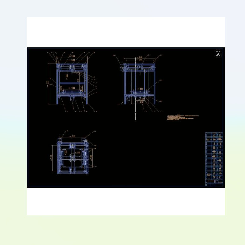 X1738-FDM型3D打印机机械结构设计【3张CAD图+说明】
