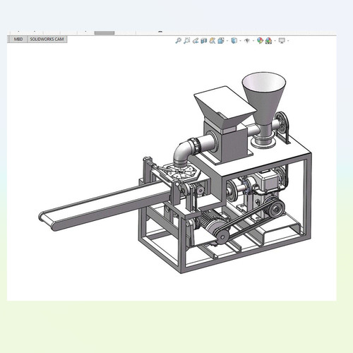 X1768-全自动包子机三维SW模型设计Solidworks图纸3D素材可编辑