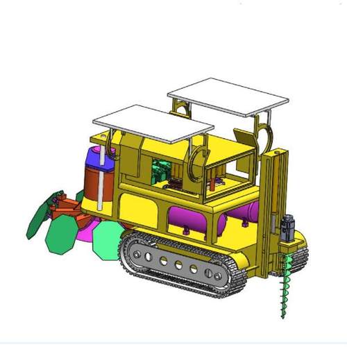 X1831-全自动植树机器人设计【三维SW模型+1张cad装配图+说明】