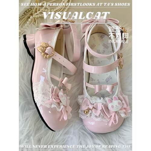 VISUALCAT甜美中跟洛丽塔单鞋