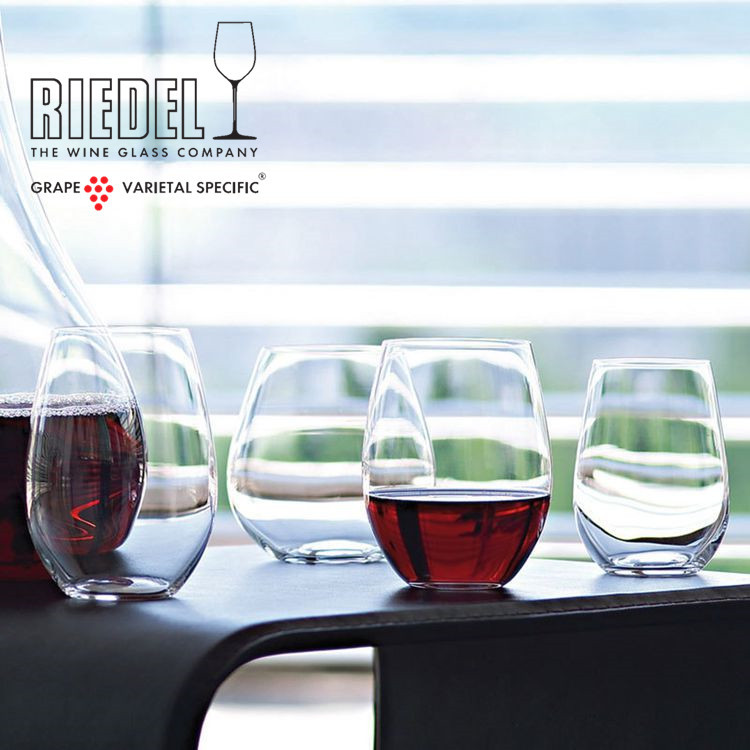 RIEDEL/醴铎水晶平底红酒杯O形系列欧式无脚红酒杯家用玻璃杯水杯-封面