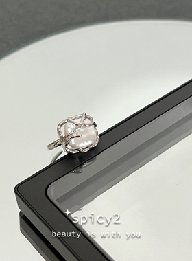 轻奢珍珠巴洛克珍珠戒指