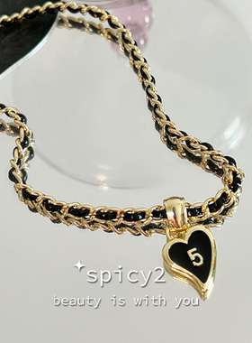 复古金属链条vintage香奶奶辣妹