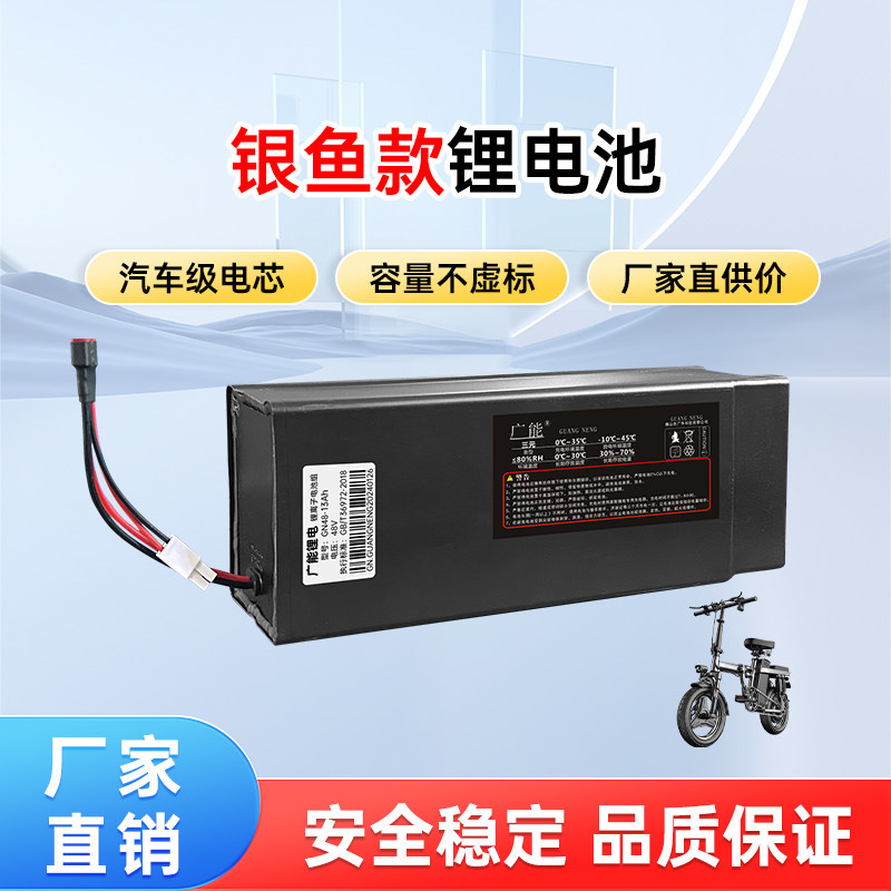 广能电动车电池48V电动希洛普电瓶代驾车折叠车电瓶滑板车锂电池