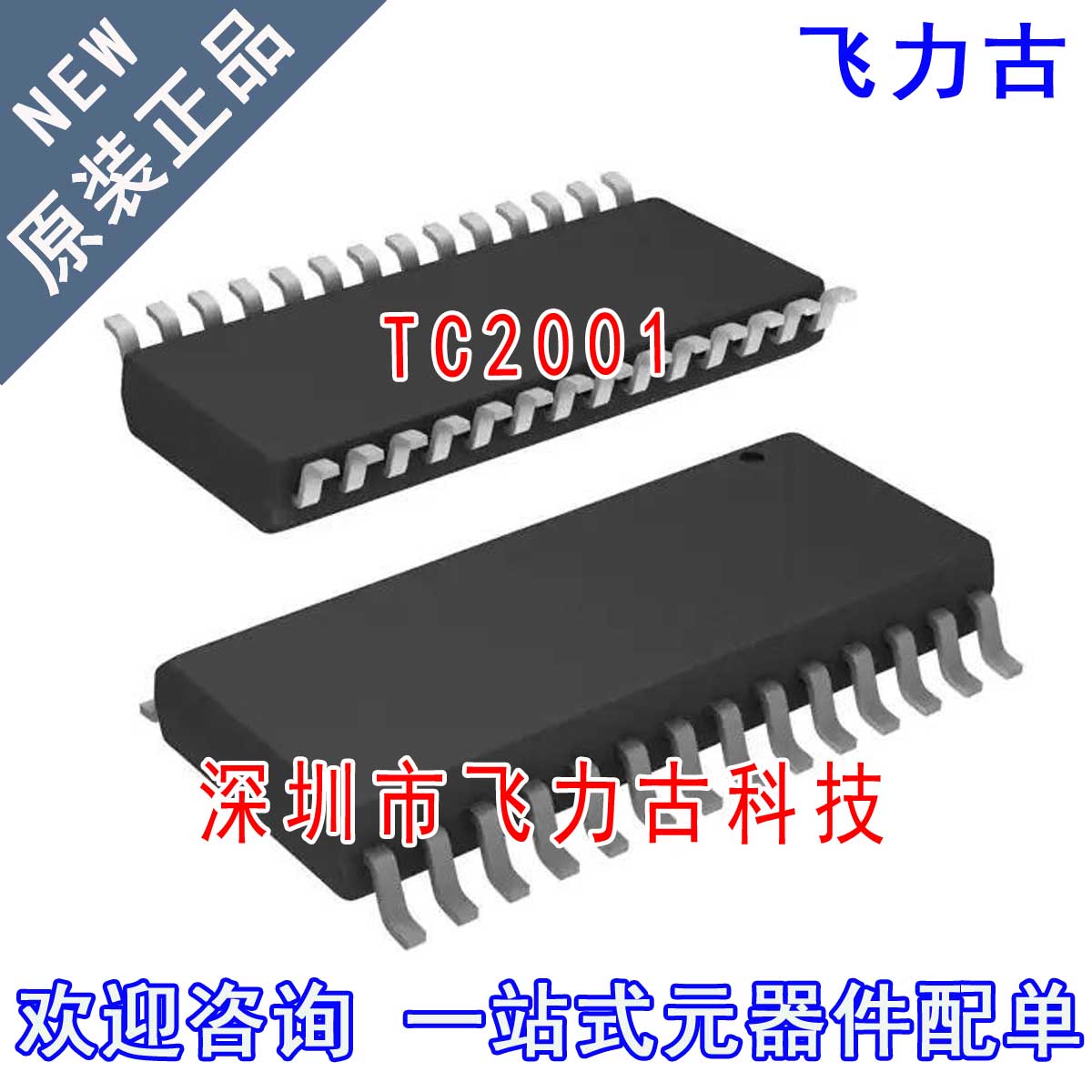 飞力古 全新原装正品 TC2001 SOP28 数字音频放大器 驱动器 芯片