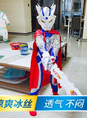 赛罗奥特曼男童衣服速干透气不闷