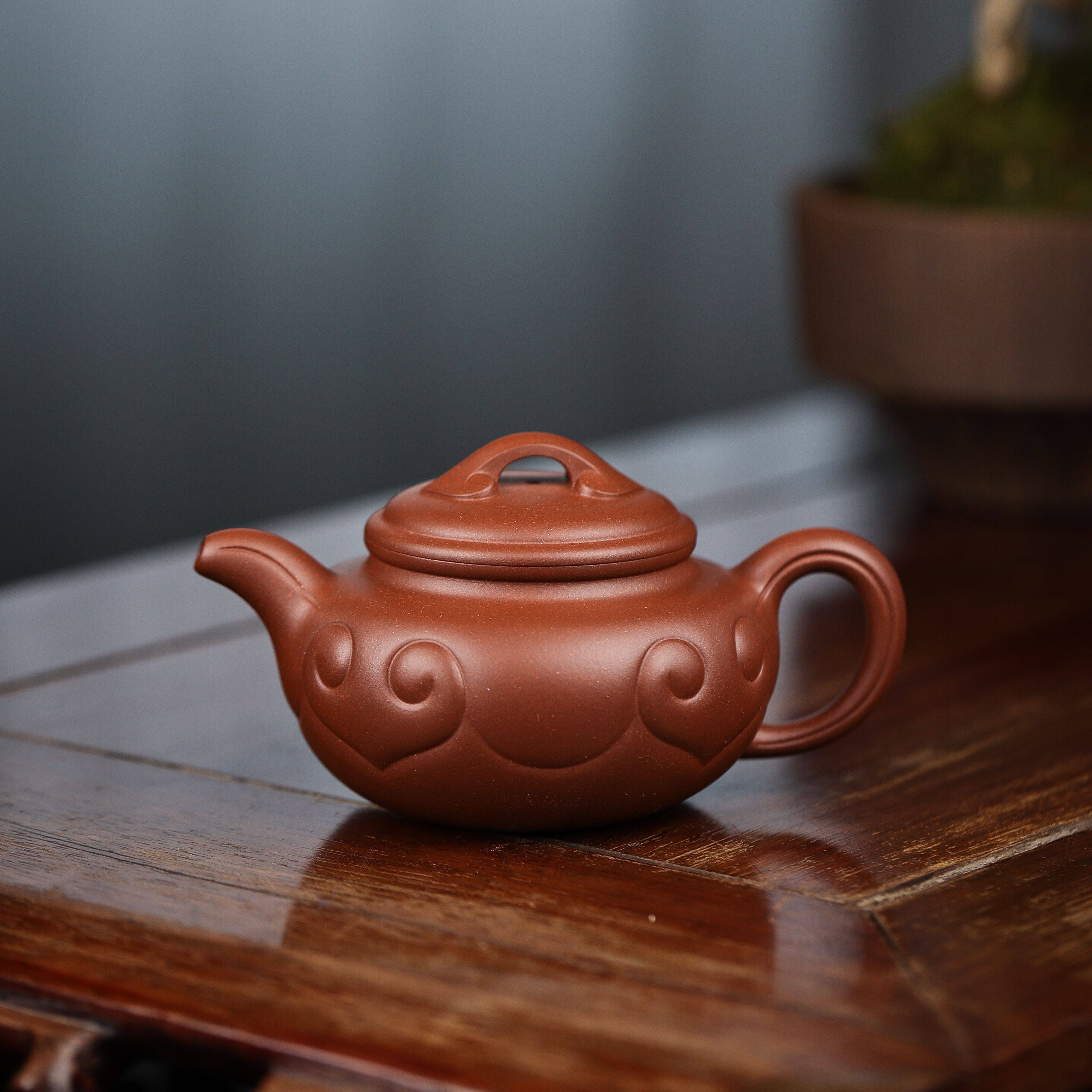 宜兴紫砂壶 传统经典器型 仿古如意 全手工 大容量 原矿精品280cc