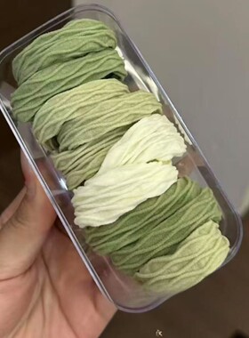 高弹不勒头耐用丸子头发圈