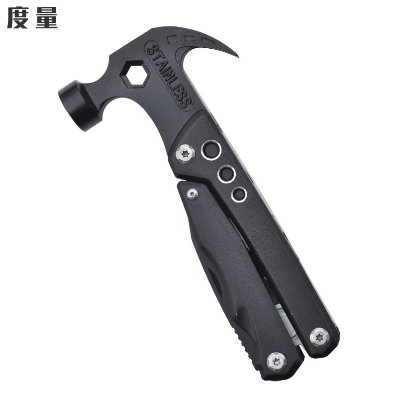 度量多用钳子车载工具多功能安全锤折叠组合救生锤子户外便携随身