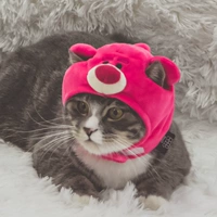 Дисней, шапка, милая клубника, аксессуар для волос, шлем, домашний питомец, кот, наряжаться