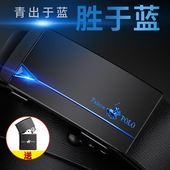 商务青中年百搭休闲裤 保罗POLO皮带男士 真皮牛皮自动扣韩版 带