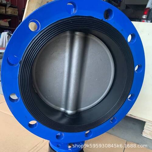 D341X-10Q DN600 法兰蝶阀软密封D341X蜗轮蜗杆蝶阀球铁中线蝶阀