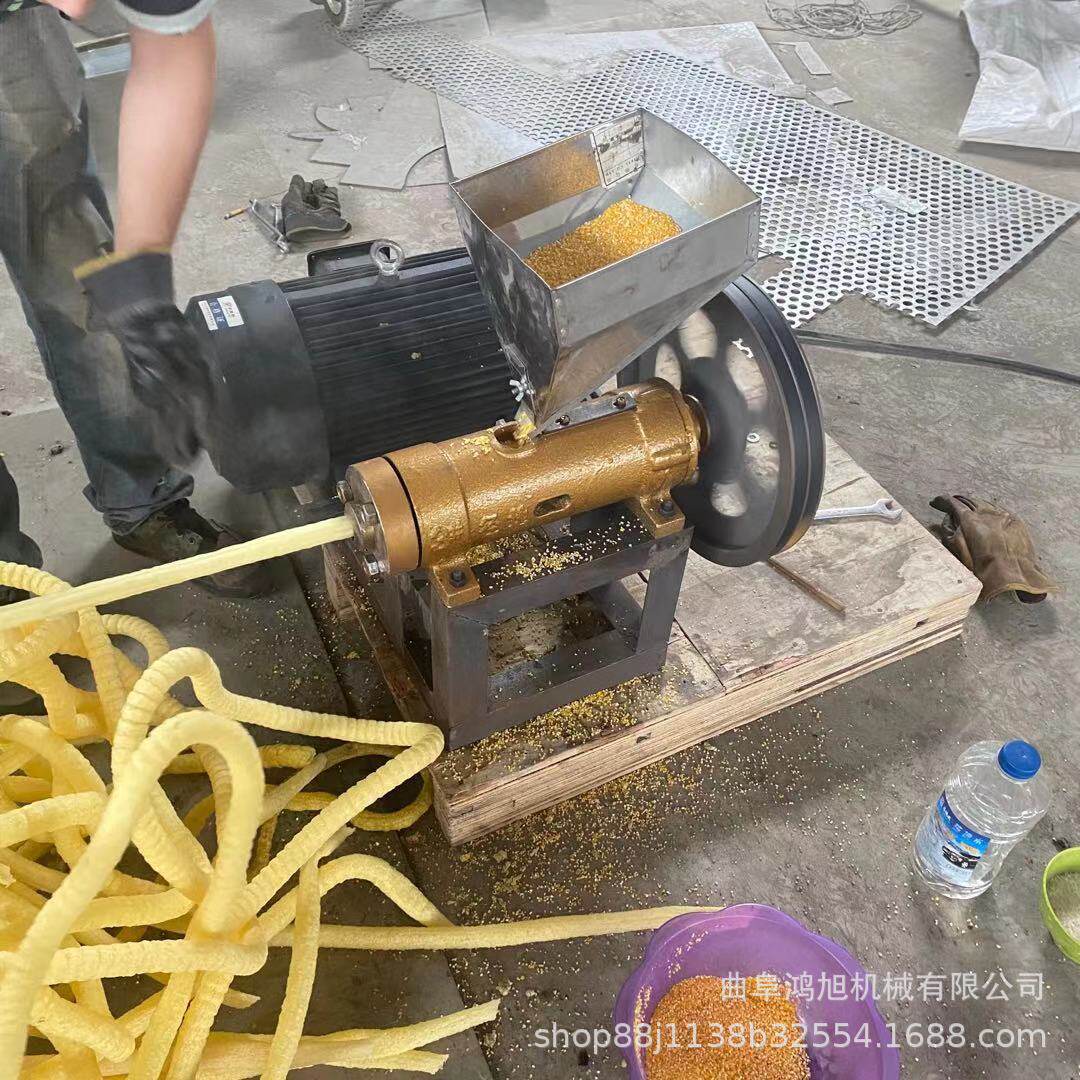 汽油双机头五谷杂粮膨化机 小型流动康乐果机 架式汽油电启动江米