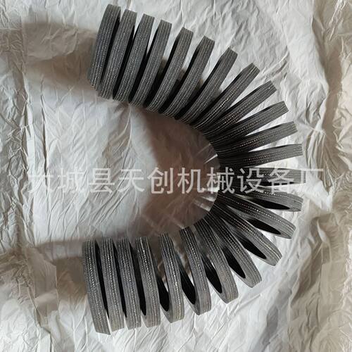 耐油加线抽油杆专用橡胶螺旋盘根油井专用耐磨加布螺旋橡胶盘根