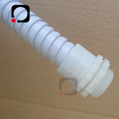 白色包塑金属软管美观穿线管波纹管护套管镀锌阻燃米内径家装防护