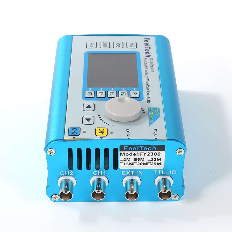 FY2300双通道DDS函数波形信号便携发生器信号源/频率计数FY6300