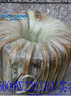渝盛 环形变压器 3000w5000w6000w220v变12v26V48V工频逆变变压器
