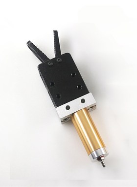 机械手配件夹具 小夹子1815S1s2有信水口夹黄色圆柱扁嘴伟立夹具