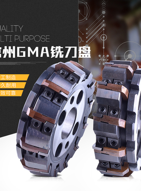 BSENSK刀垫式双压块可转位铣刀盘GDMA63-800 平面铣刀盘