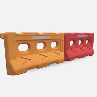 塑料防护栏三3孔水马隔离墩马路围挡施工护栏围栏注水交通设施