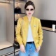 短款 立领百搭亮缎面棒球服小个子外套女 夹克外套女2026春秋新款