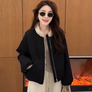 欧货重磅2025年秋冬新款 加绒派克服外套高级感百搭休闲上衣女装