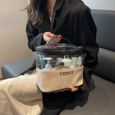 收纳时尚潮流透明化妆包洗漱包