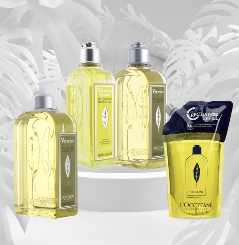 欧舒丹loccitane马鞭草verveine沐浴露250ml正装500ml替换袋装