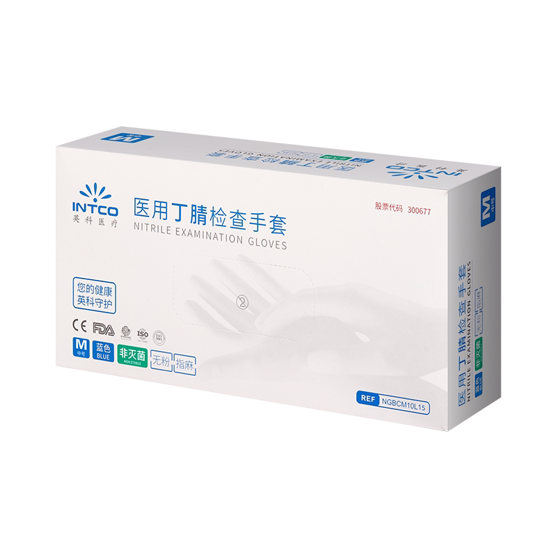 英科医用手套一次性丁腈乳胶PVC