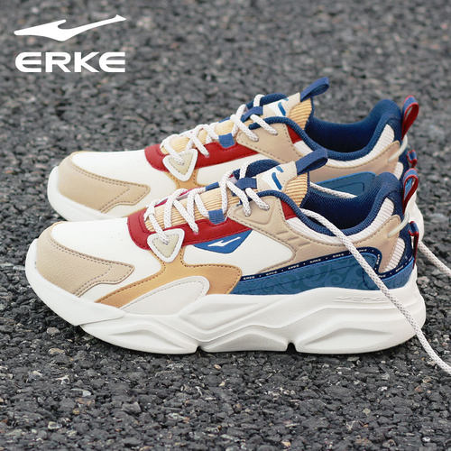 鸿星尔克厚底防滑耐磨减震轻便鞋