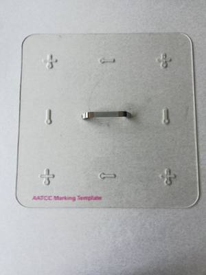 AATCC美标ISOGB缩水率标记板测试打印模板服装面料缩水板百分尺