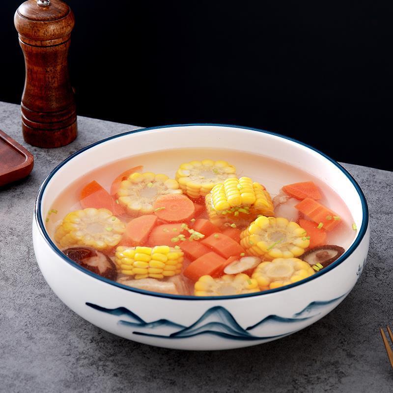 水煮鱼碗家用 大号餐厅专用超大汤碗陶瓷鱼盆酸菜鱼盆毛血旺大碗