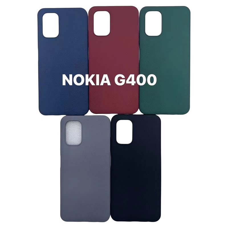 适用诺基亚g400手机壳Nokia G400磨砂防滑防汗硅胶软套纯色防指纹亲肤保护套 裸感风超薄
