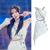 舞蹈套装 韩aespa女团新款 演出服金玟庭柳智敏同款 重工爵士打歌服