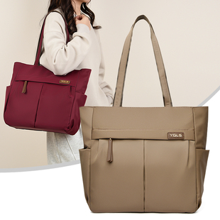 笔记本电脑包16寸高颜值轻薄女士托特包大容量商务公文包通勤布包