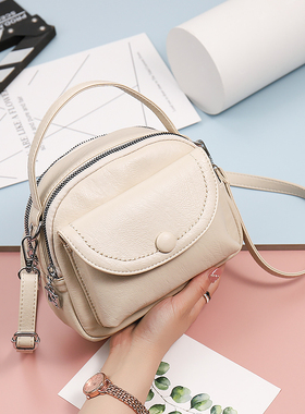 手机包迷你小包包2025新款白色包女包休闲钥匙包轻便小挎包手机包