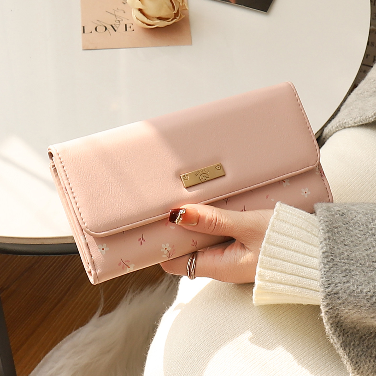 女士钱包2026新款高级感小众设计手拿包多功能大容量收纳夹证件包,箱包皮具/热销女包/男包,钱包,淘宝优惠券,粉丝福利购,淘宝优惠卷