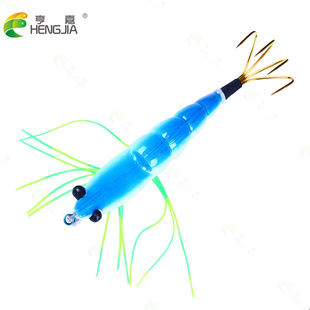 HENGJIA 木虾盒装 12CM 17.2G仿真虾假饵10色路亚饵海钓 亨嘉新款