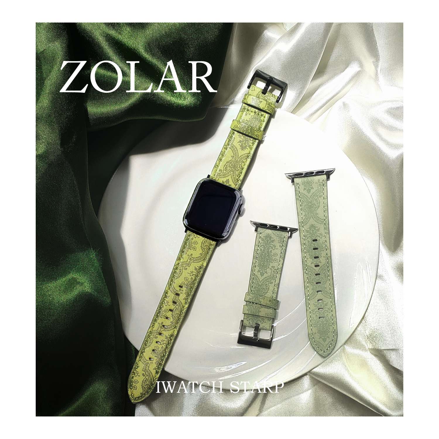 苹果时尚大牌显白柔软真皮表带