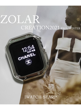 ZOLAR铠甲电镀TPU软壳适用于se苹果手表AppleWatch4567防摔保护