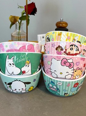 KOAIA加厚5岁宝宝吃饭专用碗防摔儿童饭碗食品级密胺家用仿瓷防烫