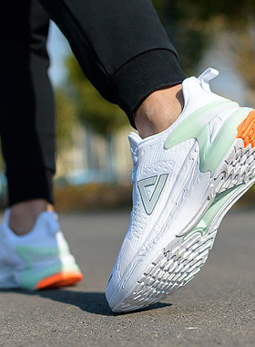 匹克态极瓷风男女跑步鞋春秋季网面透气运动休闲鞋健步鞋ET21607H