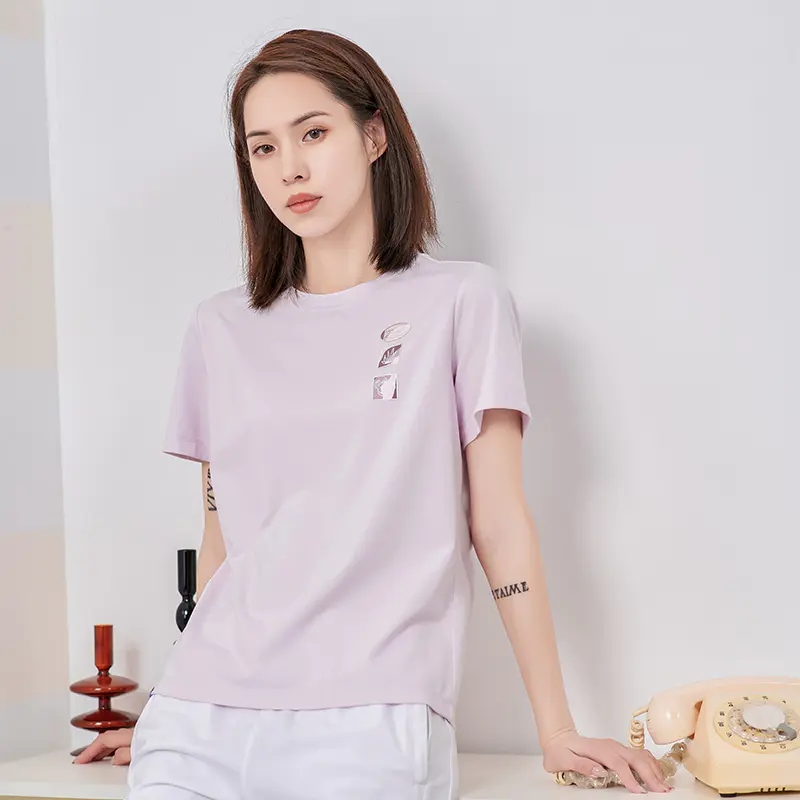 匹克圆领短袖女2022年夏季新款